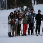2013년 1월 – 용평리조트 스키장에서